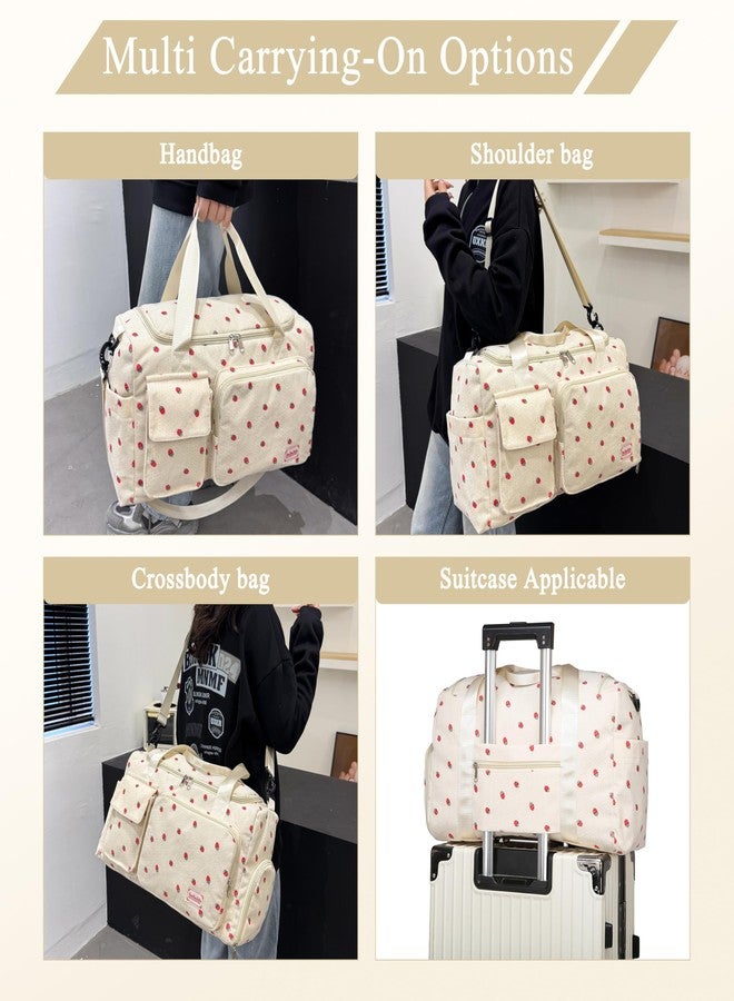 TESAFNG Small Gym Bags for Women, Travel Duffle Bag with Shoes Compartment, 4 in 1 Carry on Weekender Overnight Bag with Dry Wet Separated Pocket, Sport Gym Tote Bag for Yoga, Dance, Swimming, Workout, Ballet - Image 5
